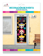 Decoracion Para Puerta Calaveritas C/1