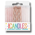 Velas Espiral Rose Gold C/1
