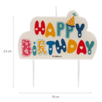 Vela Cumpleaños Happy Birthday C/1