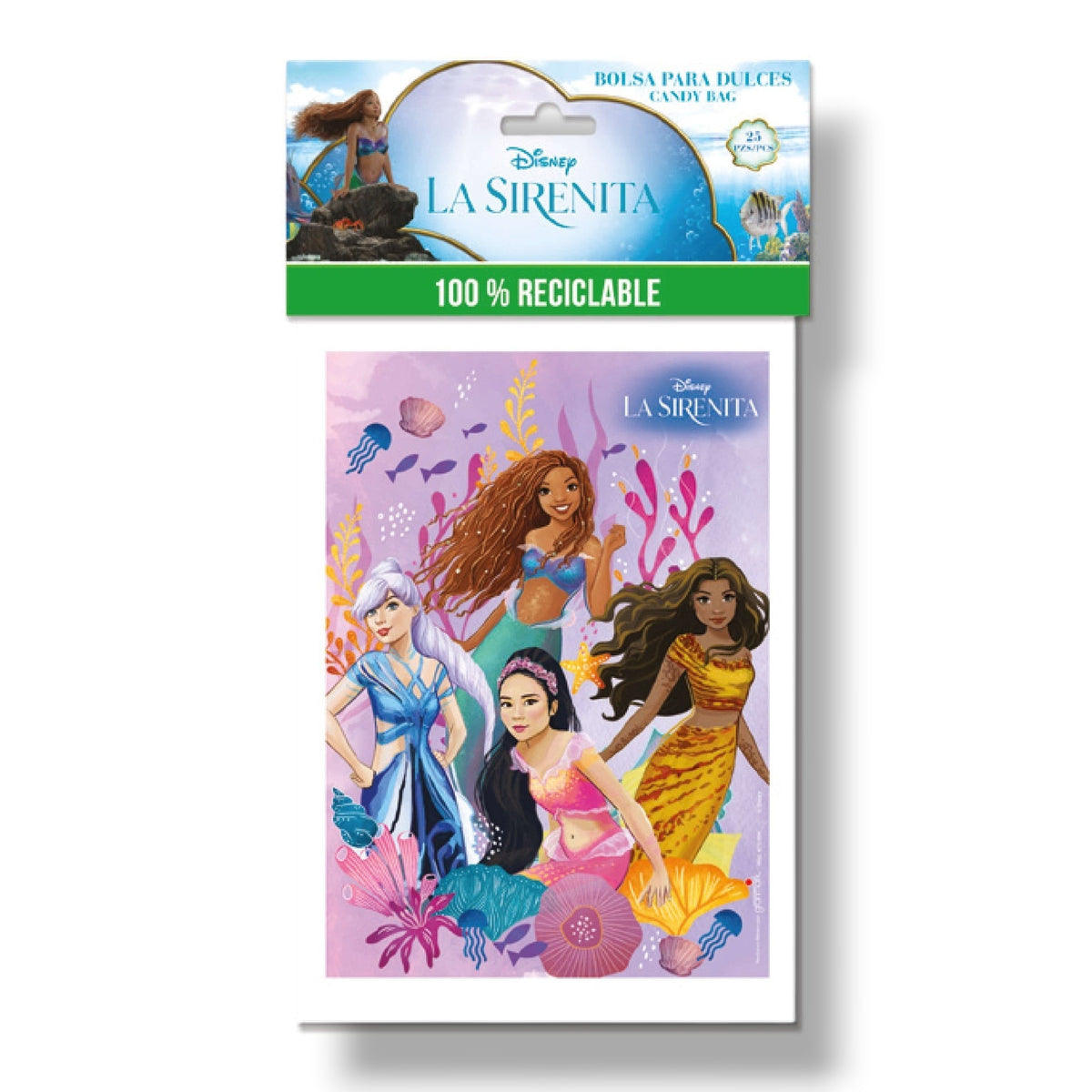 Little Mermaid Candy Bags (25 count)