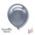 Bolsa De Globos Chrome 11" Plata C/50