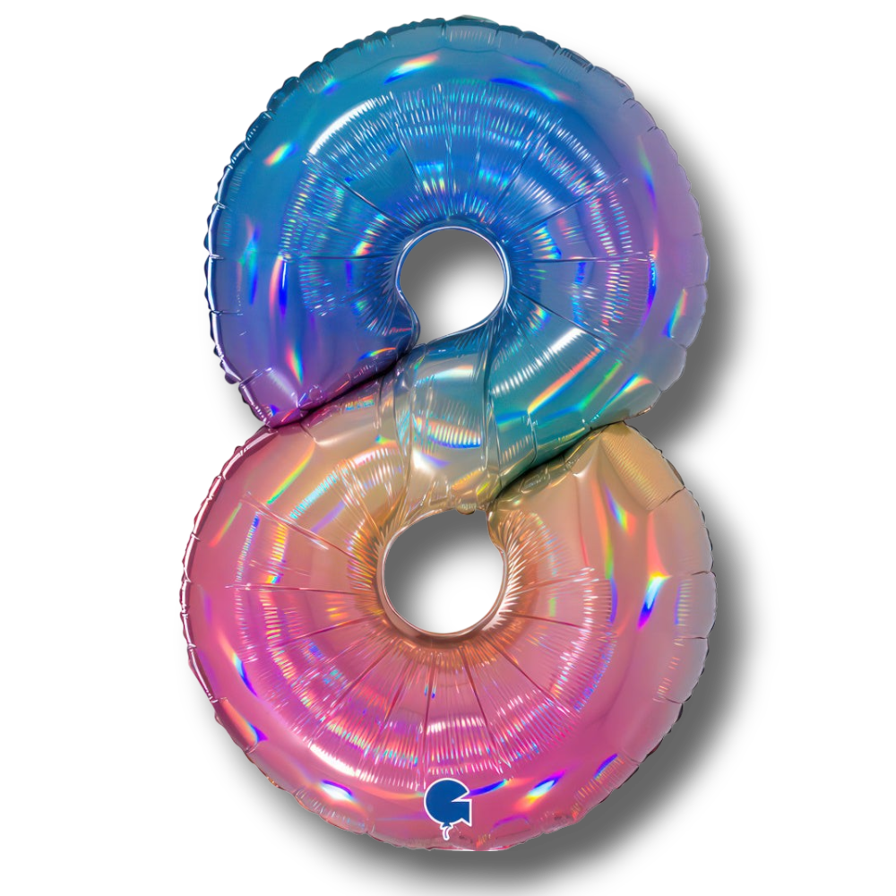 Globo 40" Numero 8 Caramelo C/1