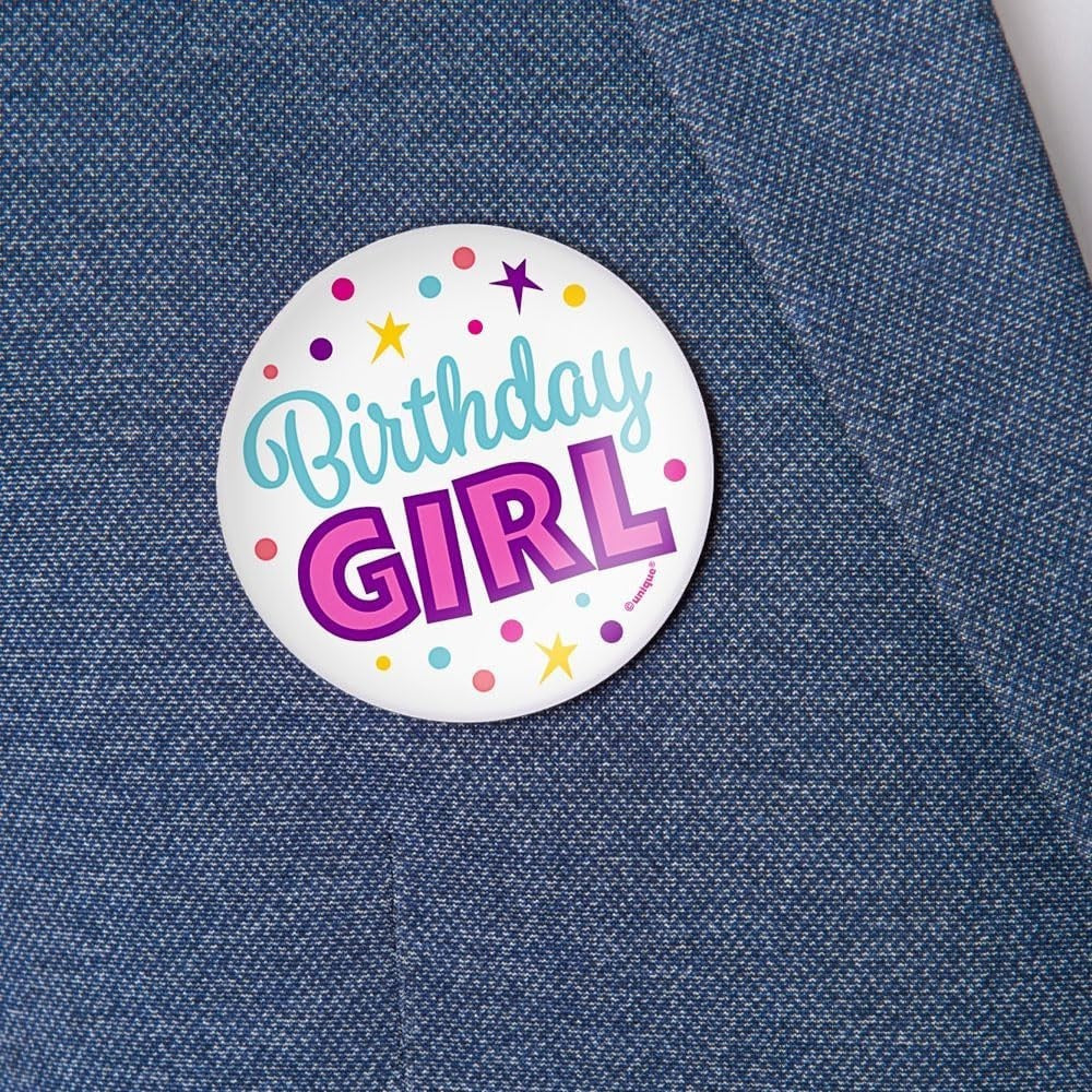 Boton Birthday Girl C/1