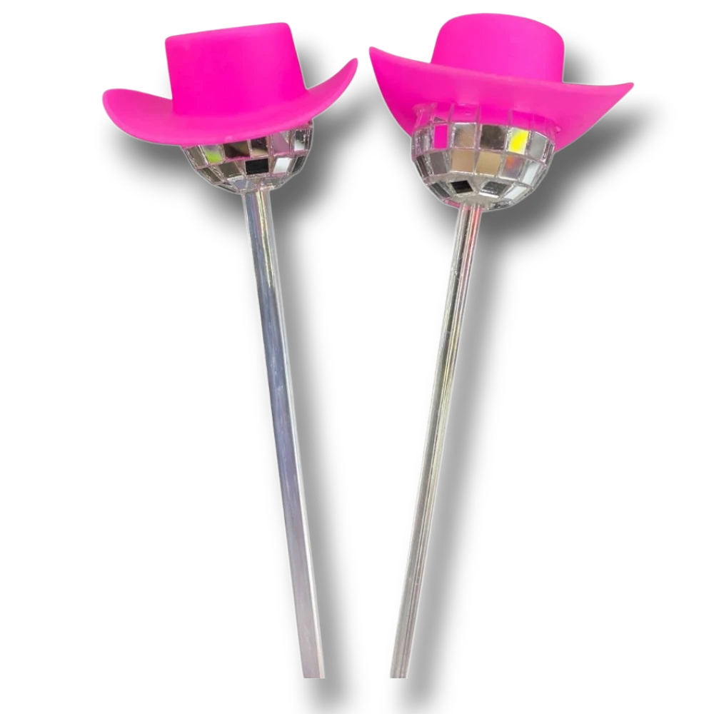 Agitador Bola Disco Y Sombrero  C/1