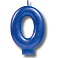 Blue Number Candle 0 C/1