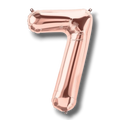 Balloon 14" Number 7 Rose Gold C/1