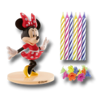 Minnie Mouse Figure Candle Kit C/10