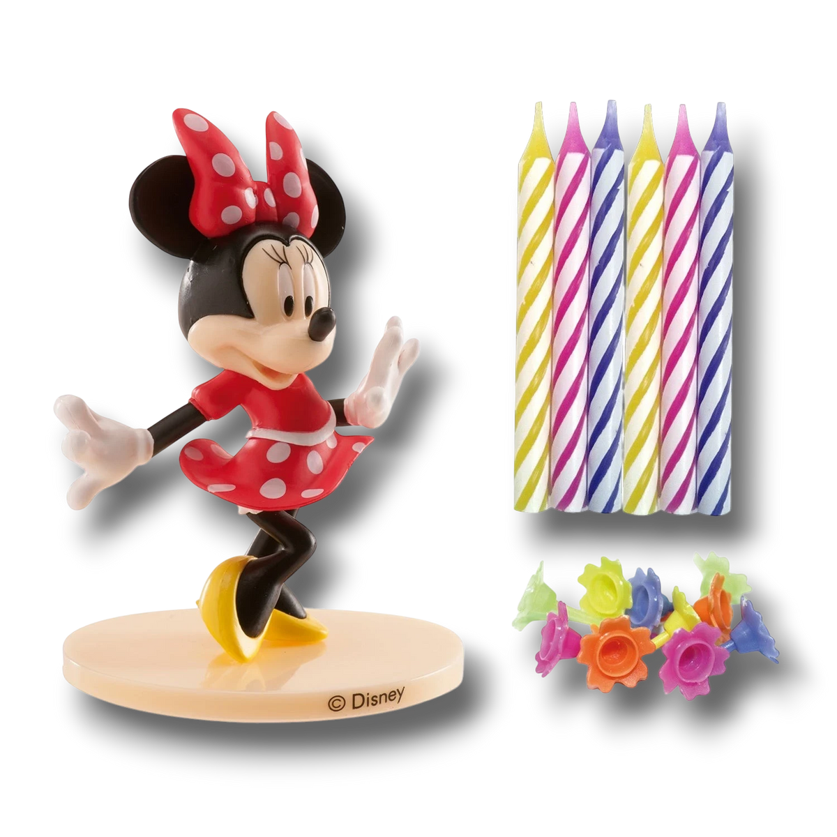 Kit Vela Figura Minnie Mouse C/10