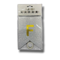 Banderin Brillos Negro/plata C/1