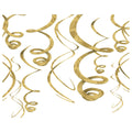 Swirl Decorations Dorado C/12