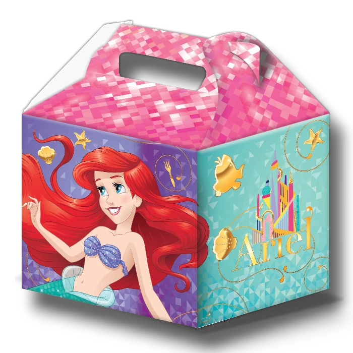 Caja Para Dulces La Sirenita C/6