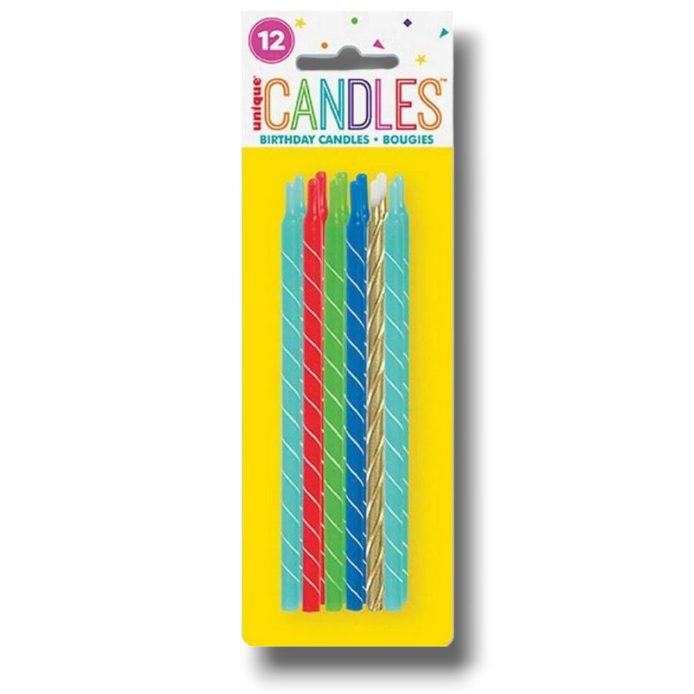 Vela Larga Multicolor C/12