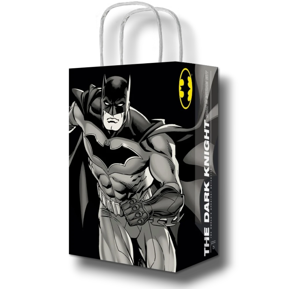 Bolsa De Papel Con Asa Batman C/6