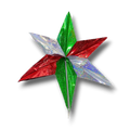 Tricolor Metallic Star #4 C/1
