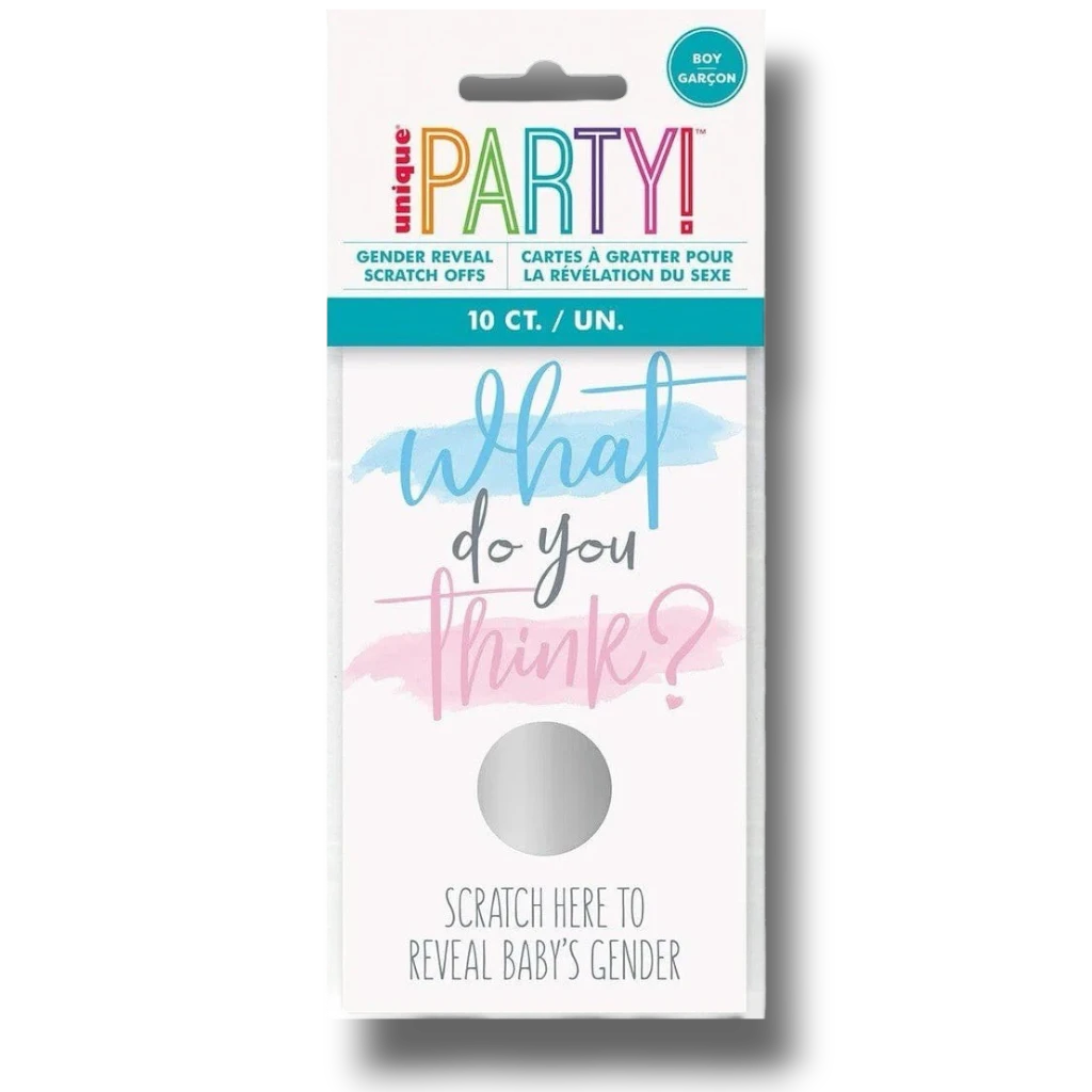 Scratch Offs Gender Reveal Niño C/10