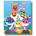 Baby Shark Invitation C/6
