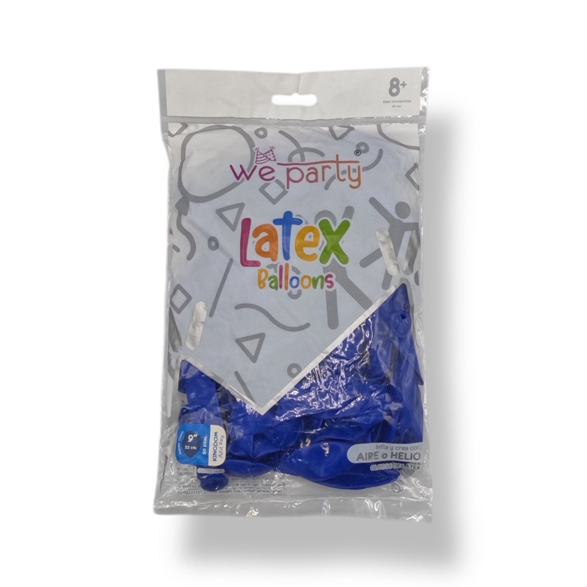 Bolsa De Globos 9" Azul Kingdom C/50