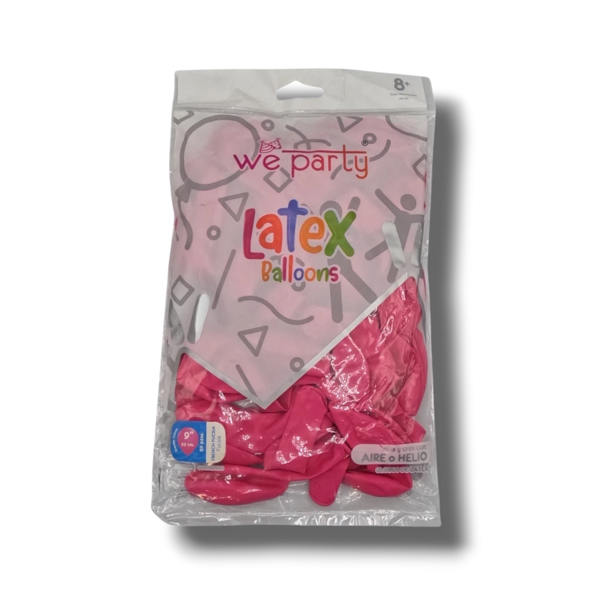 Bolsa De Globos 9" Fucsia French C/50