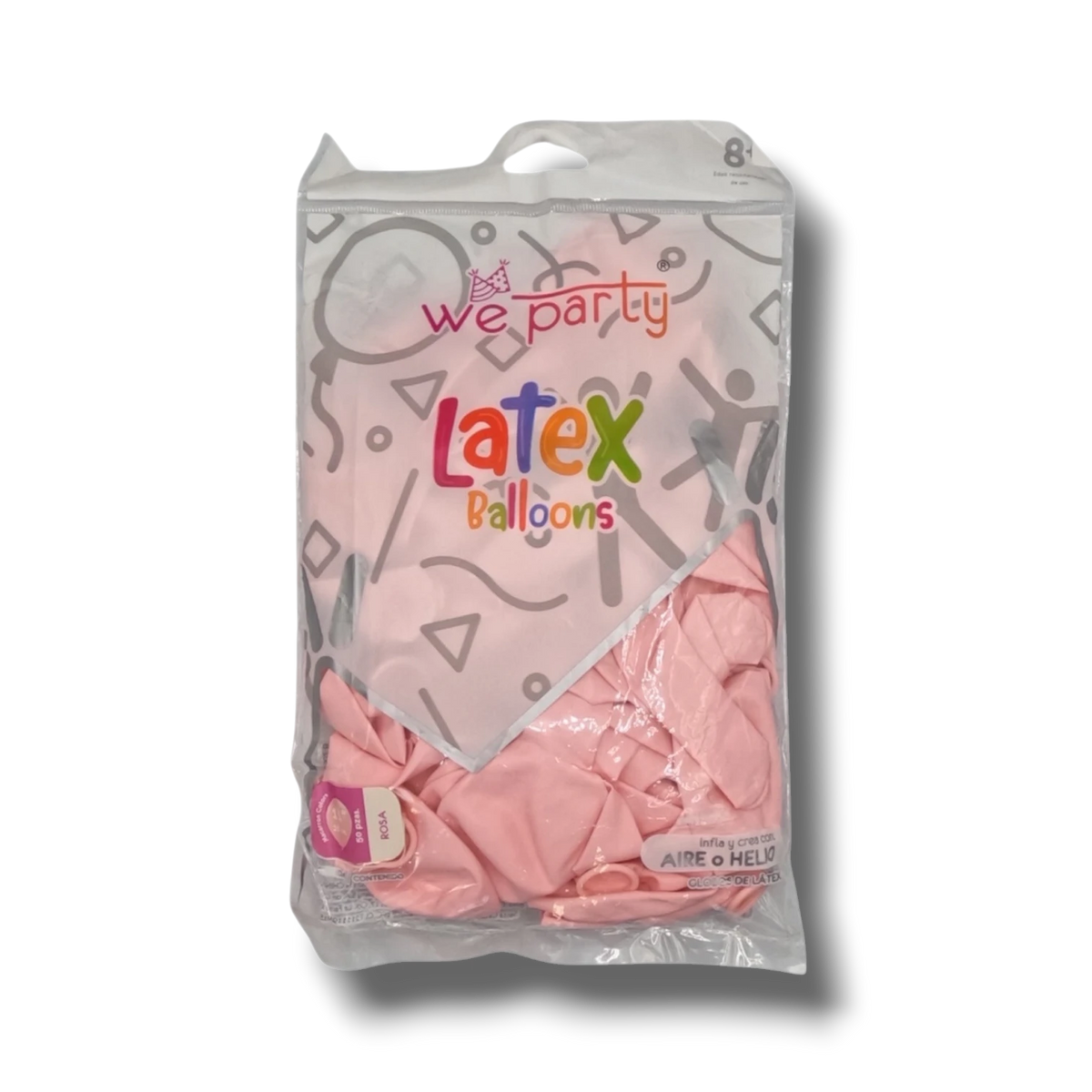 Bolsa De Globos 11" Rosa Baby Pink C/50
