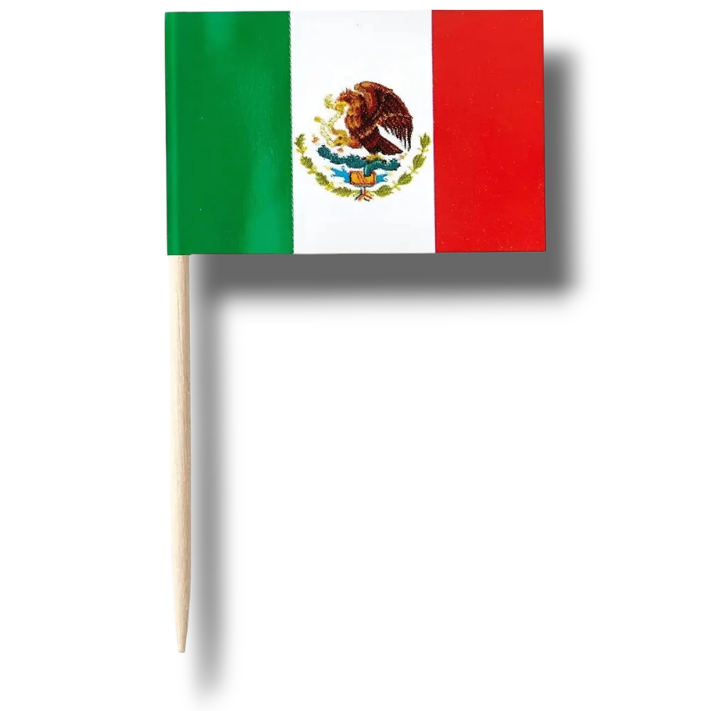Palillos Bandera MX C/25