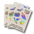Halloween Iridscnt Tattoos C/24