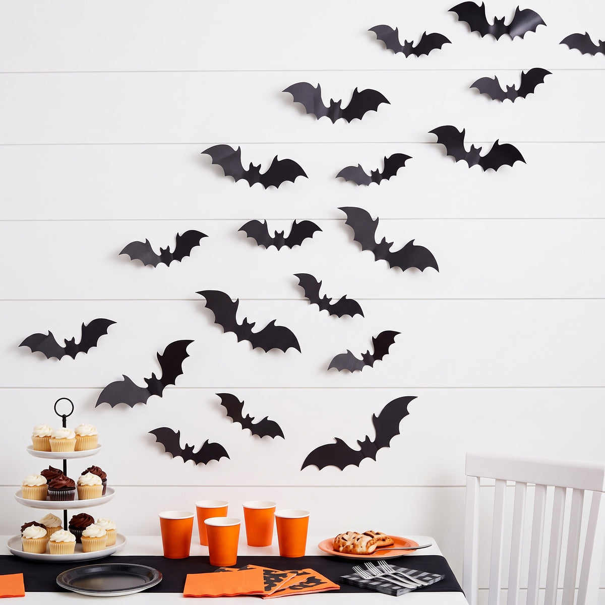Decoracion Pared Murcielagos C/24