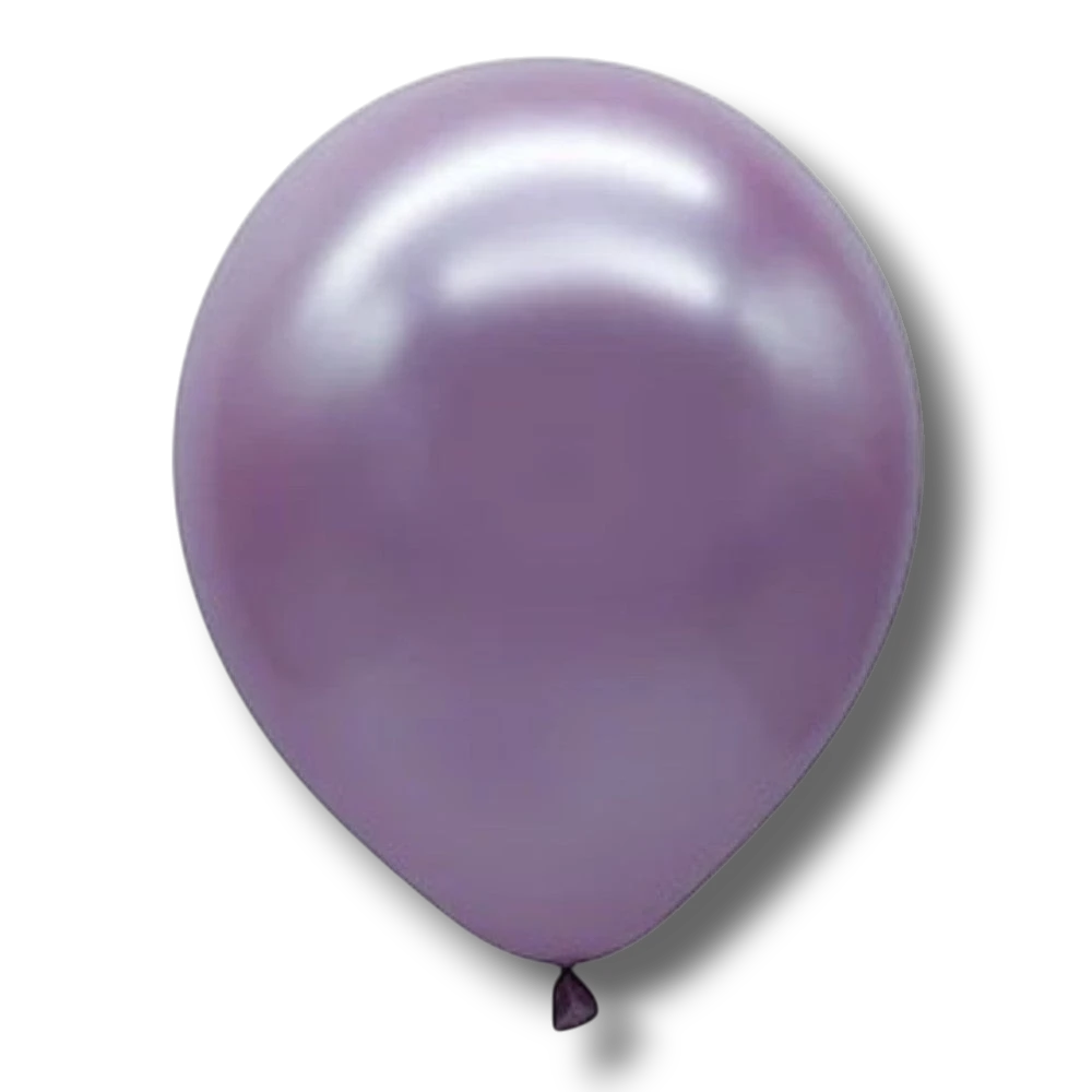 Bolsa De Globos Chrome 11" Lavanda C/50