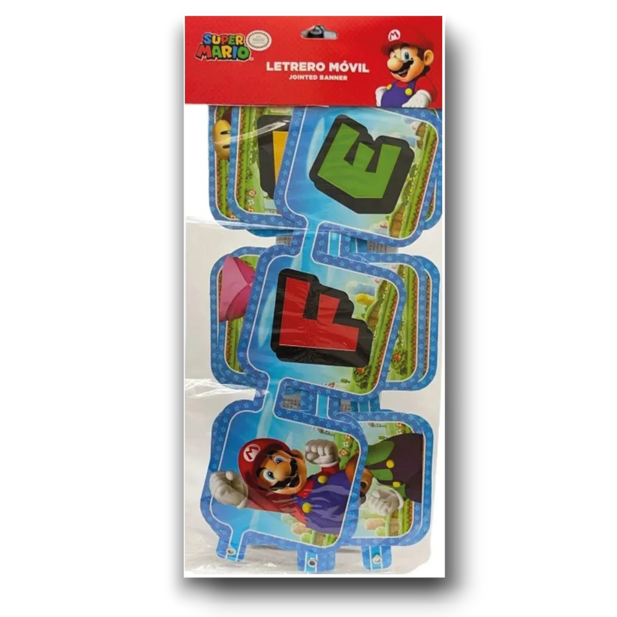 Letrero Movil Mario Bros C/1