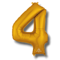 Globo 36" Numero 4 Oro C/1