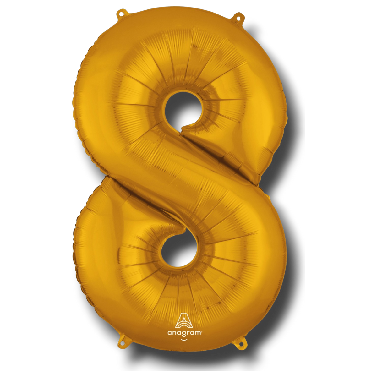 Globo 36" Numero 8 Oro C/1