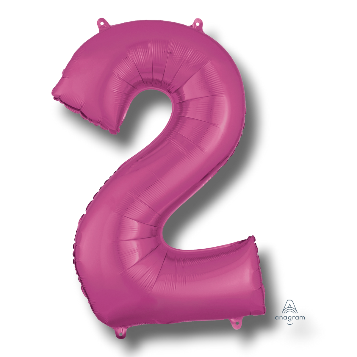 Globo 36" Numero 2 Magenta C/1