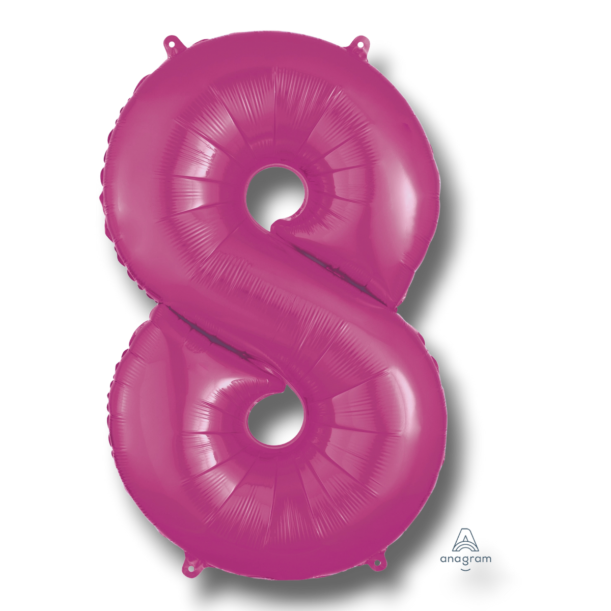 Globo 36" Numero 8 Magenta C/1