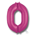 Balloon 36" Number 0 Magenta C/1