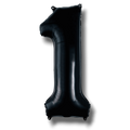 36" Balloon Number 1 Black C/1