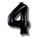 Balloon 26" Number 4 Black C/1