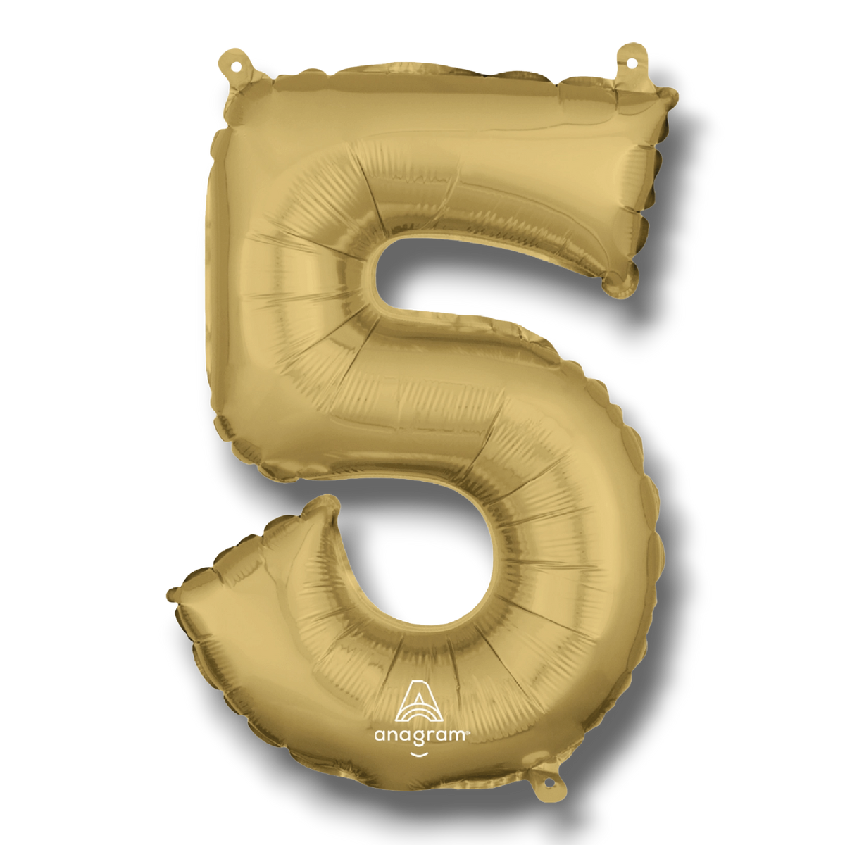 Globo 36" Numero 5 Oro Blanco C/1