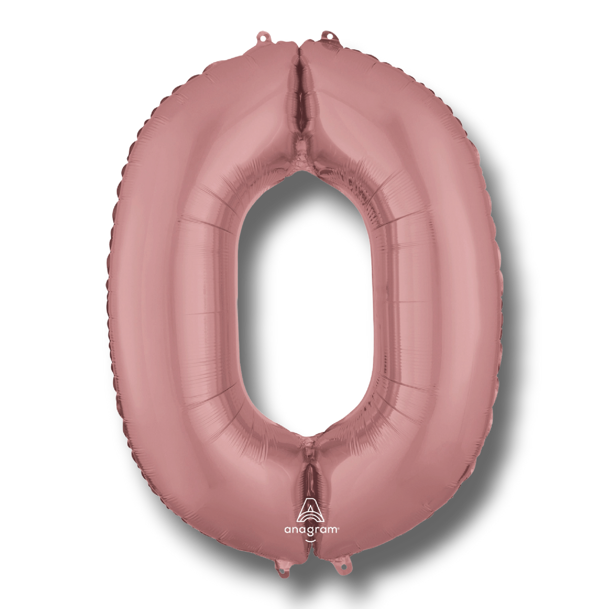 Globo 36" Numero 0 Oro Rosa C/1
