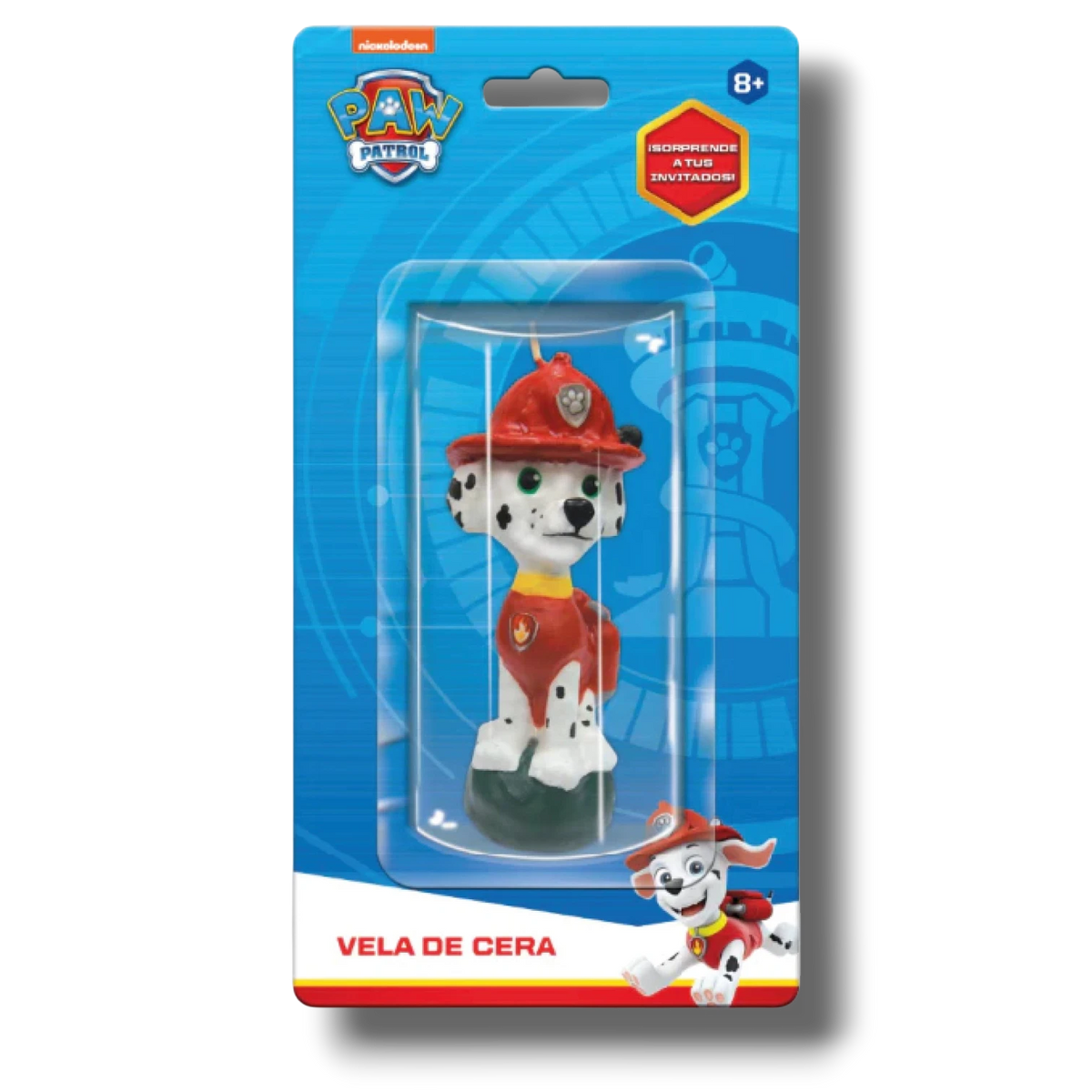Vela Figura Paw Patrol C/1