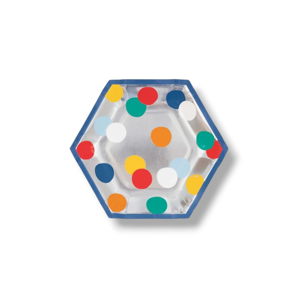 Plato 7" Birthday Dots C/8
