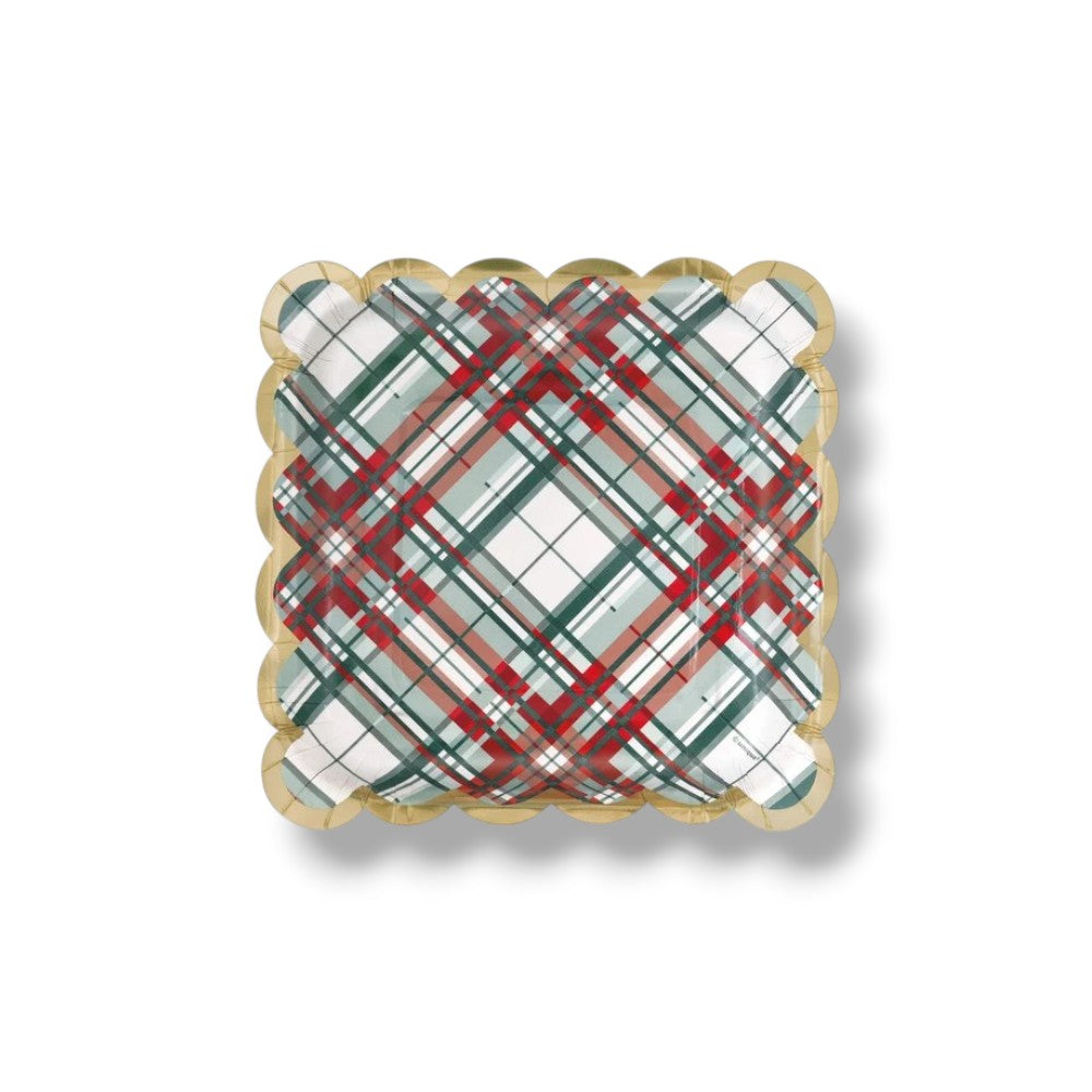 Plate 7" Holly Days Christmas C/8