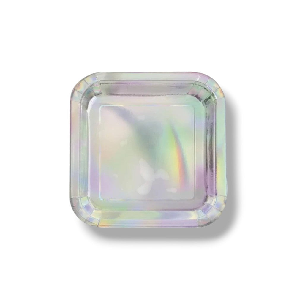 7" Iridescent Foil Plate C/8