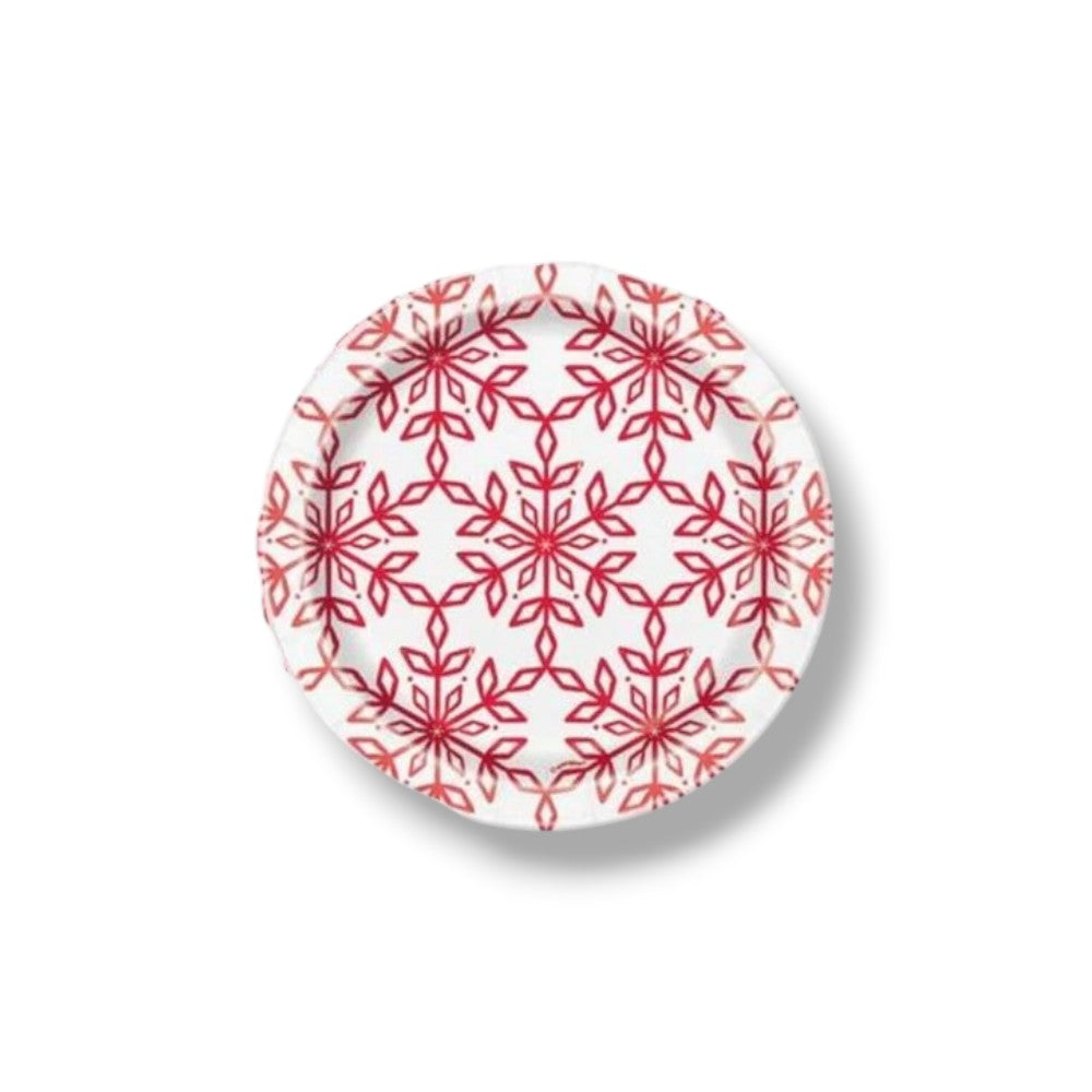 Plato 7" Merry Snowflakes C/8