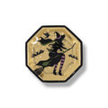 7" Octagonal Celestial Halloween Plate C/8