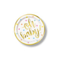 7" Oh Baby Foil Plate C/8