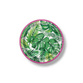 Plate 7" Palm Tropical Luau C/8