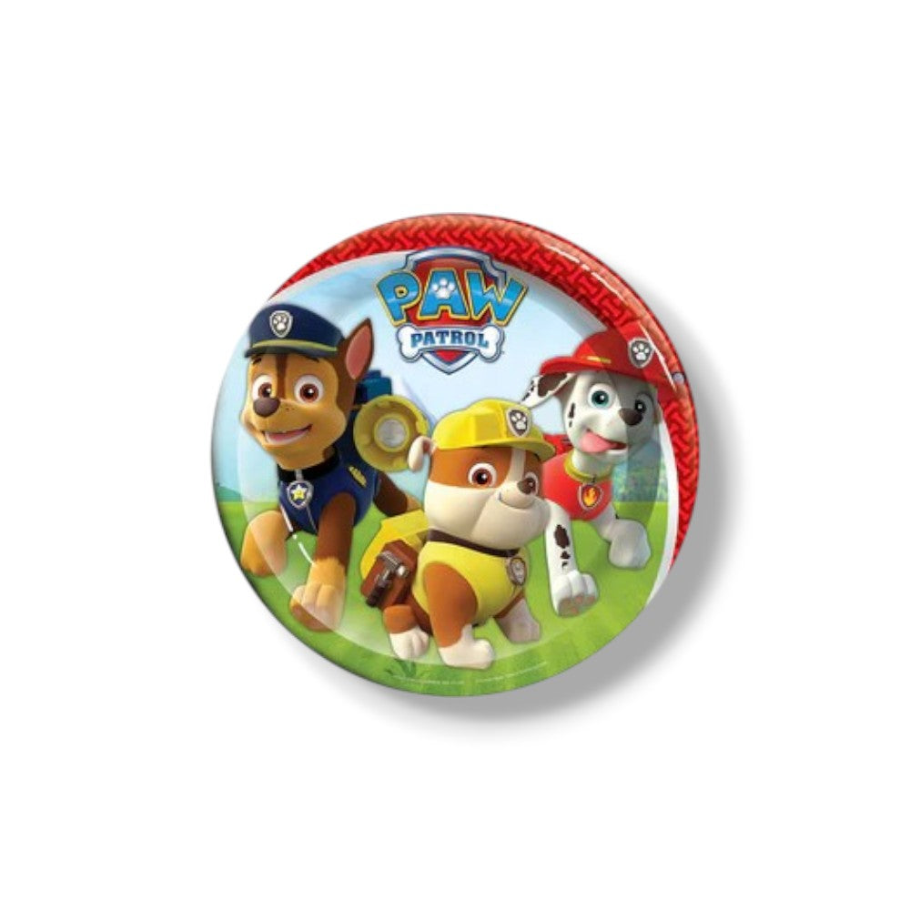 Plato 7" Paw Patrol Niño C/6