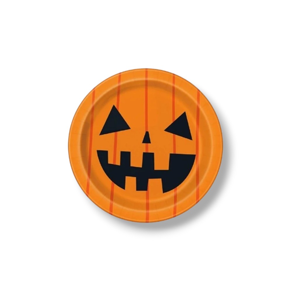 7" Pumpkin Toss Plate C/30