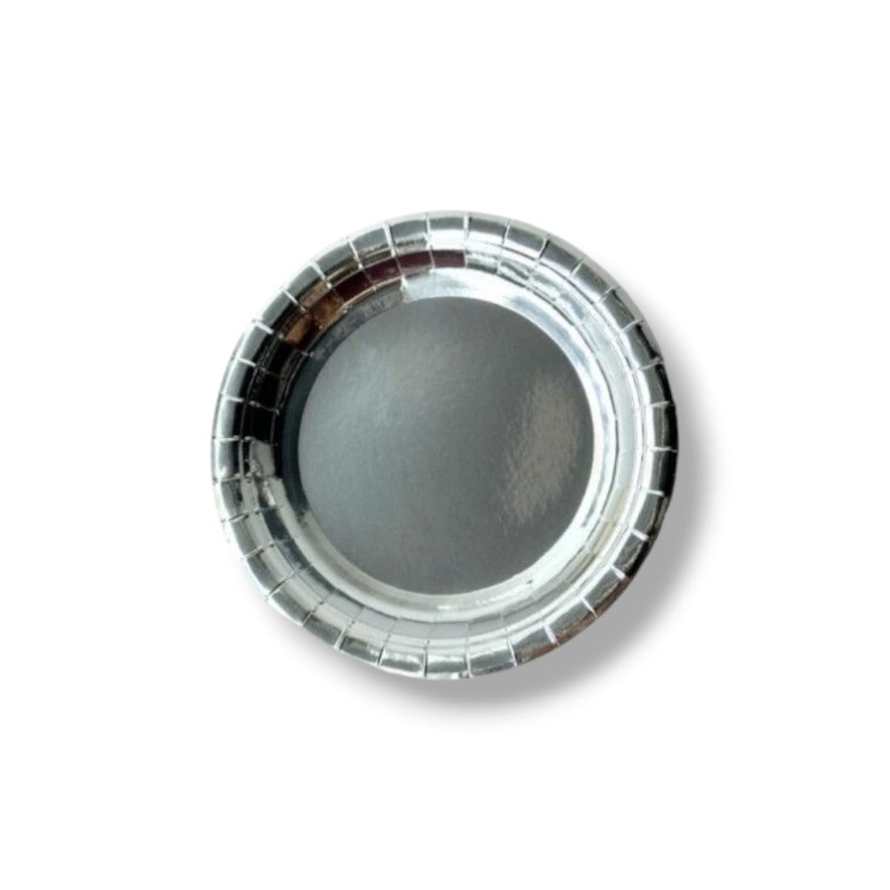7" Round Silver Plate C/8