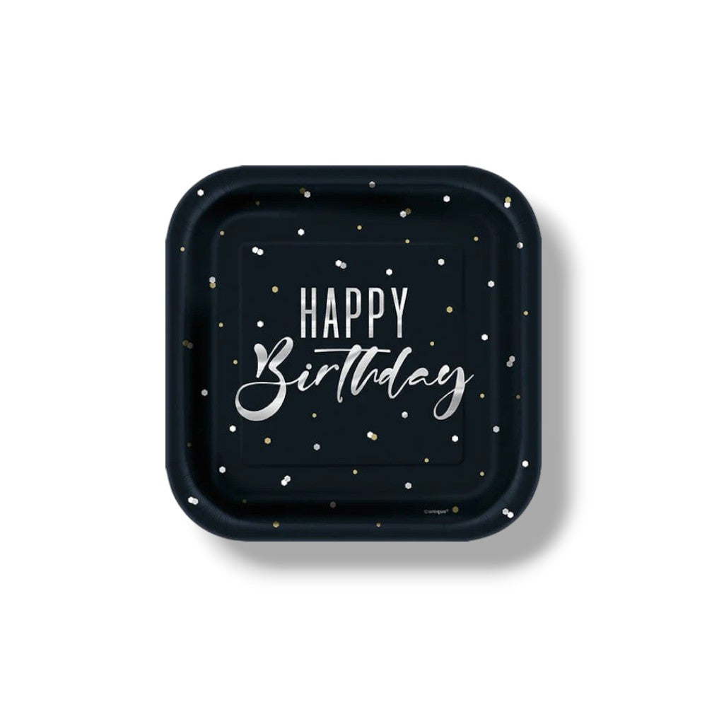 Plato 7" Silver Happy Birthday C/8