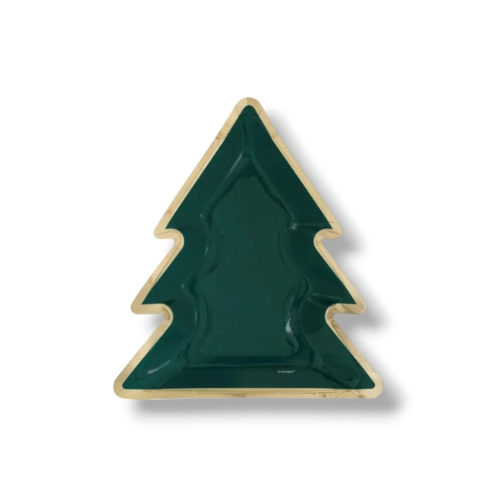 Plato 8" Arbol De Navidad C/8